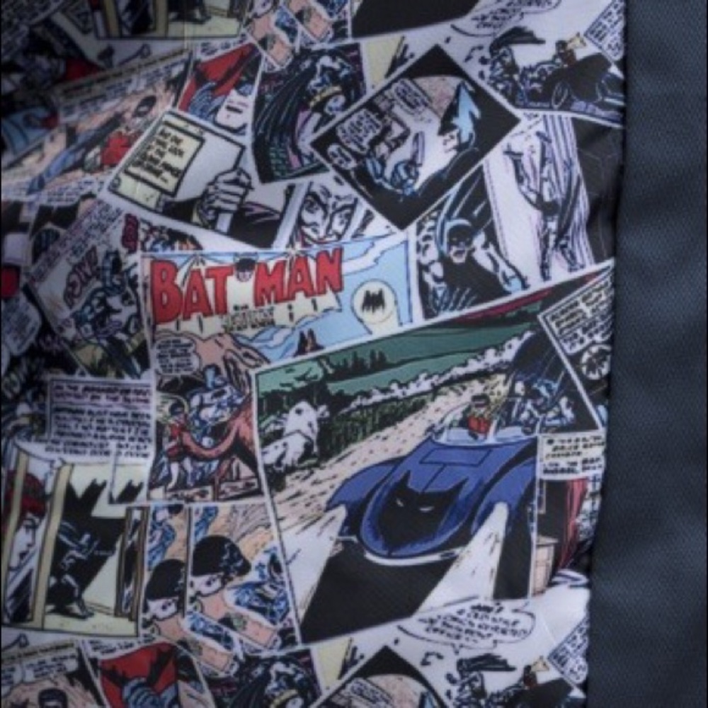 Batman Comic Print Bomber Jacket - image 4
